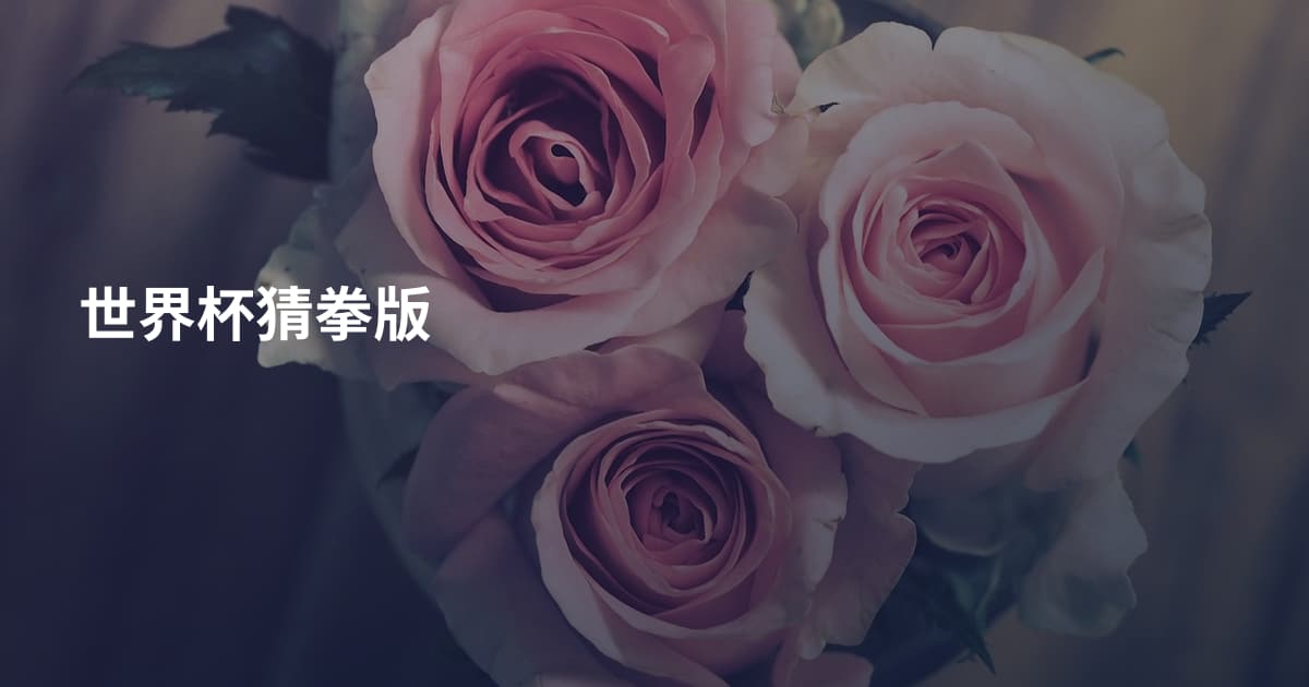 世界杯猜拳版