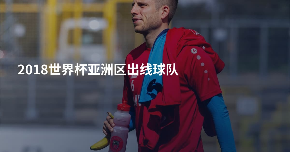 2018世界杯亚洲区出线球队