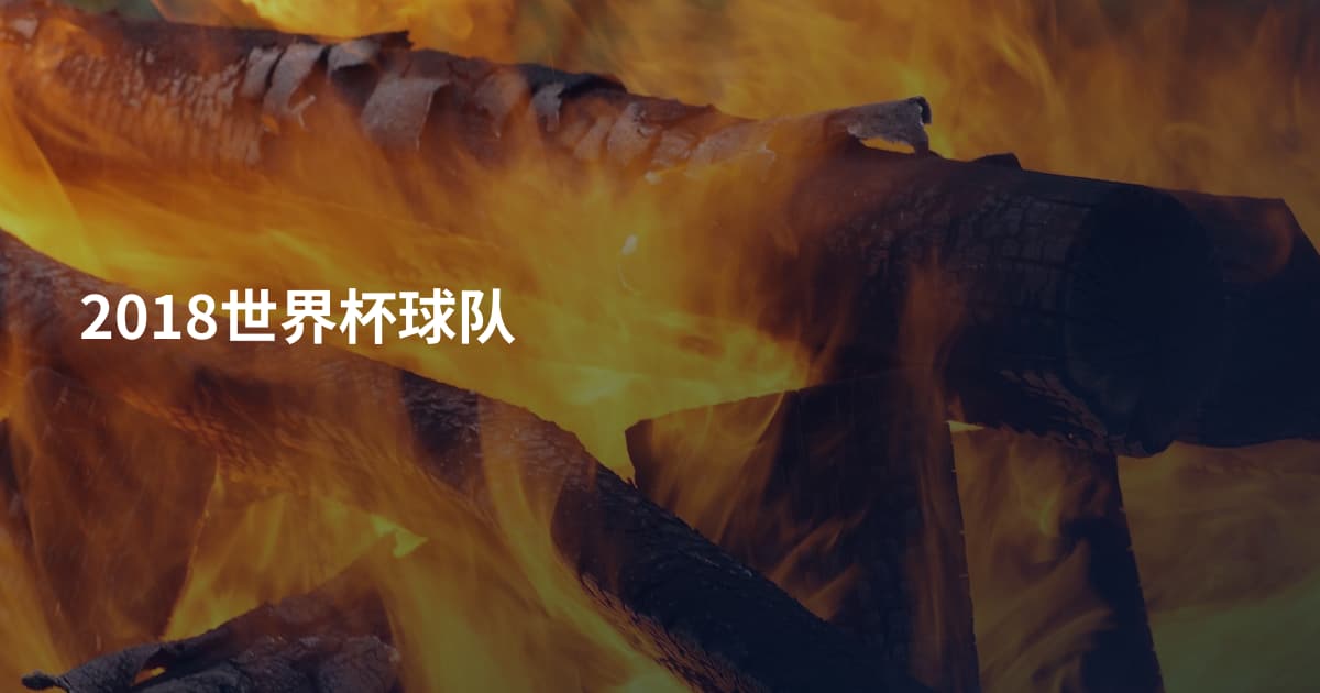 2018世界杯球队