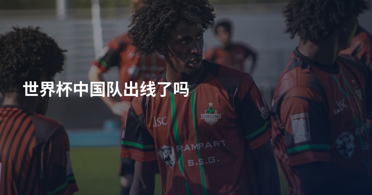 世界杯中国队出线了吗