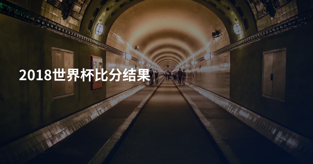 2018世界杯比分结果