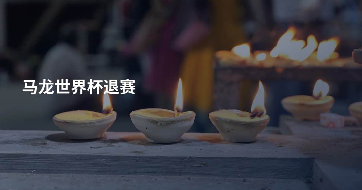 马龙世界杯退赛