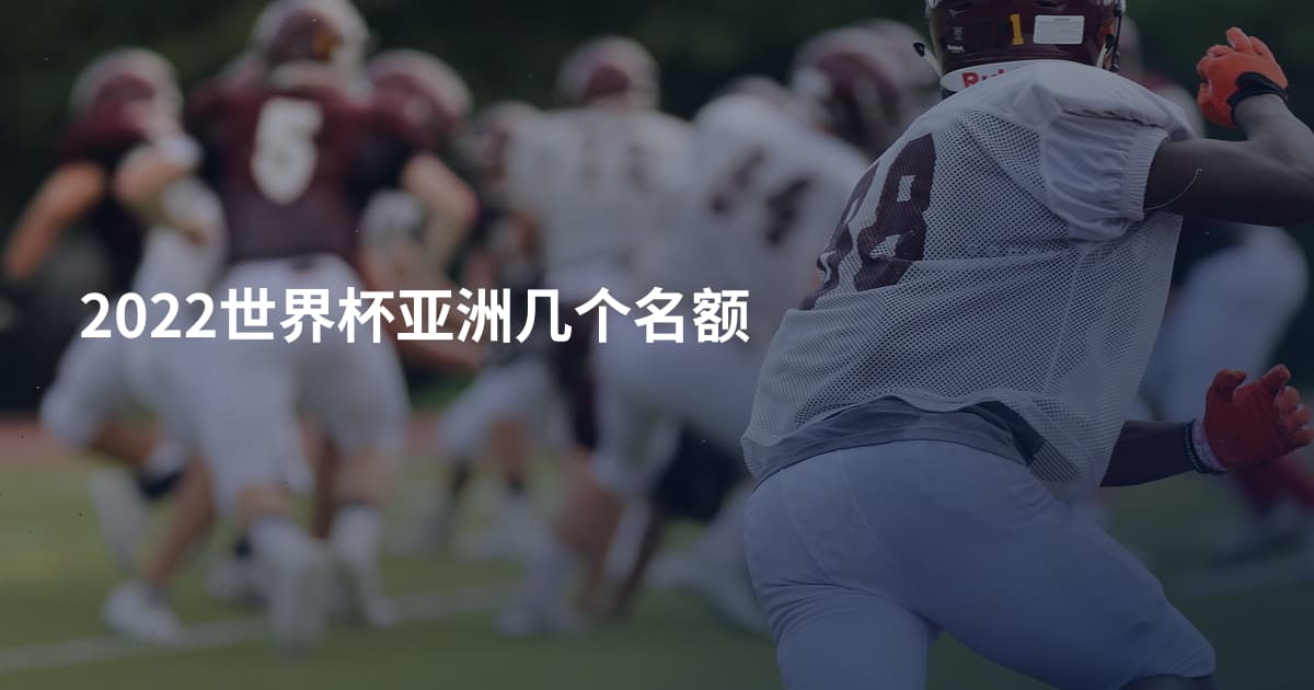 2022世界杯亚洲几个名额