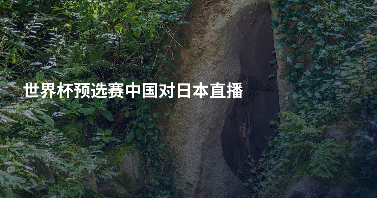 世界杯预选赛中国对日本直播