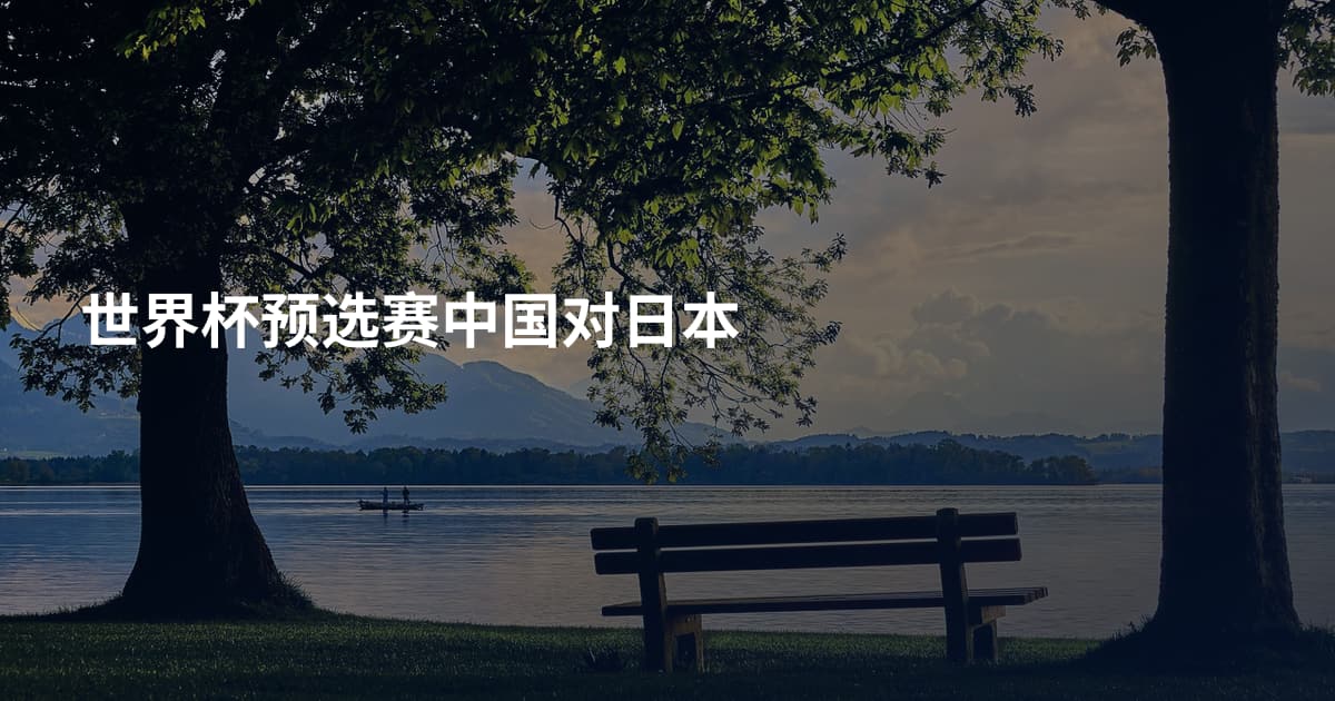 世界杯预选赛中国对日本