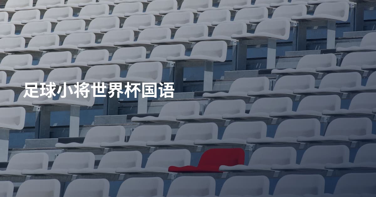 足球小将世界杯国语