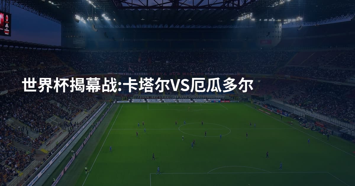 世界杯揭幕战:卡塔尔VS厄瓜多尔