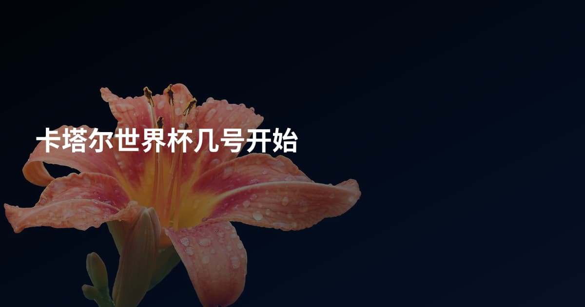 卡塔尔世界杯几号开始