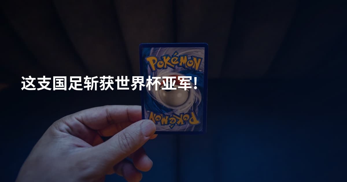 这支国足斩获世界杯亚军!