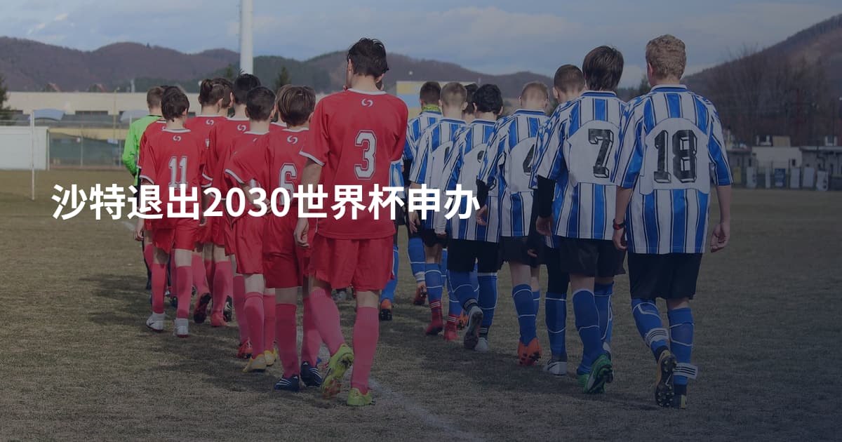 沙特退出2030世界杯申办