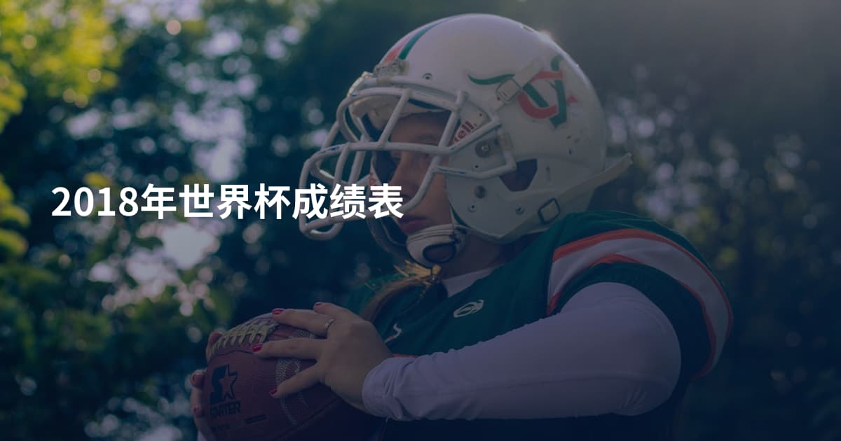 2018年世界杯成绩表