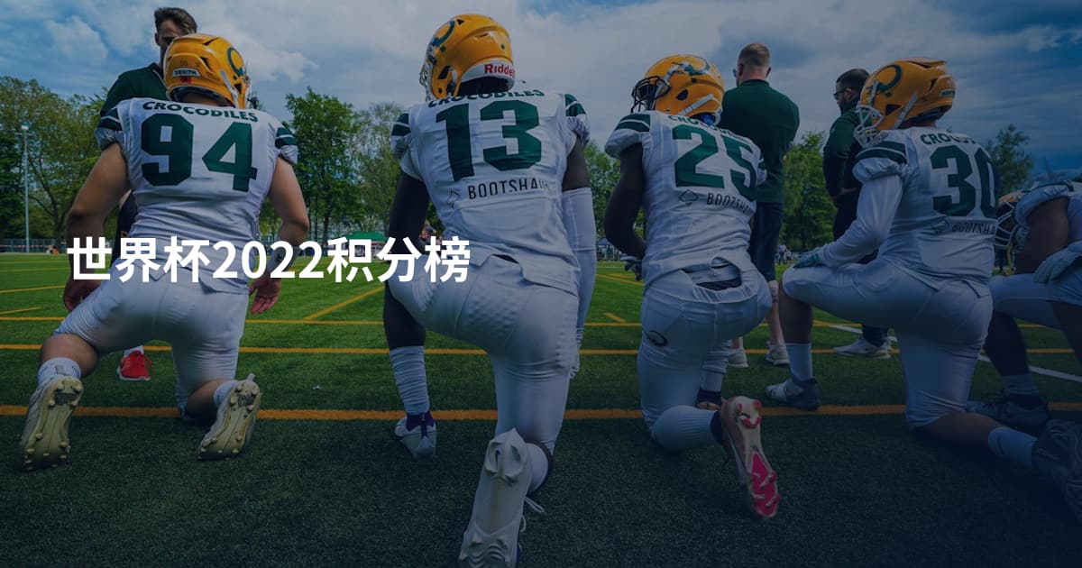 世界杯2022积分榜