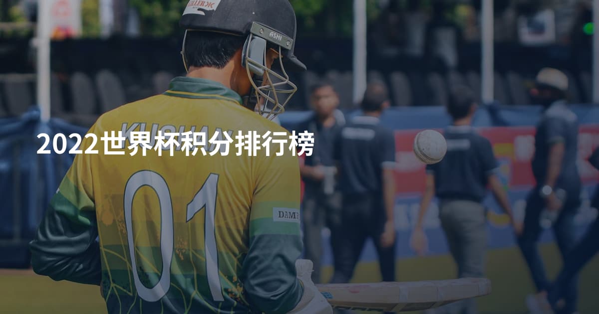 2022世界杯积分排行榜