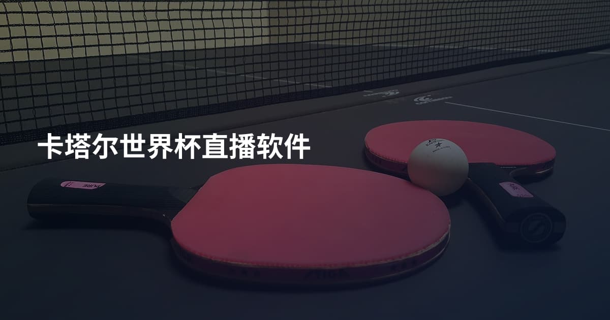 卡塔尔世界杯直播软件