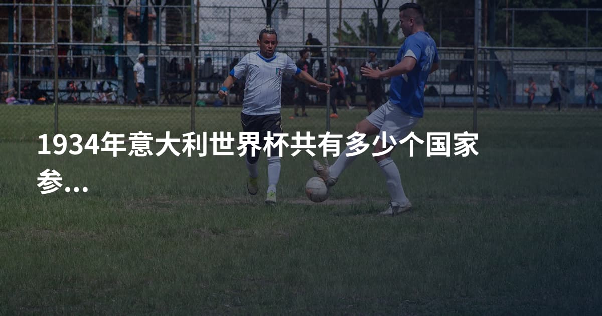 1934年意大利世界杯共有多少个国家参赛