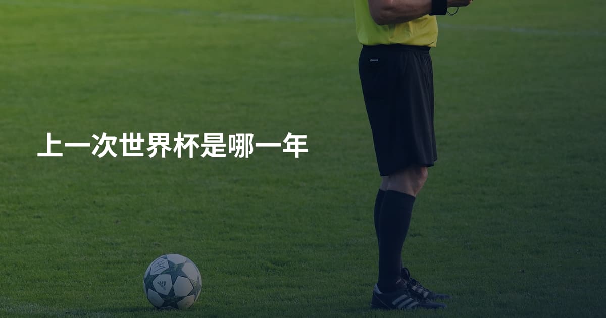 上一次世界杯是哪一年