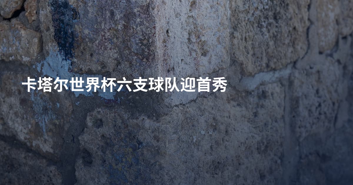 卡塔尔世界杯六支球队迎首秀