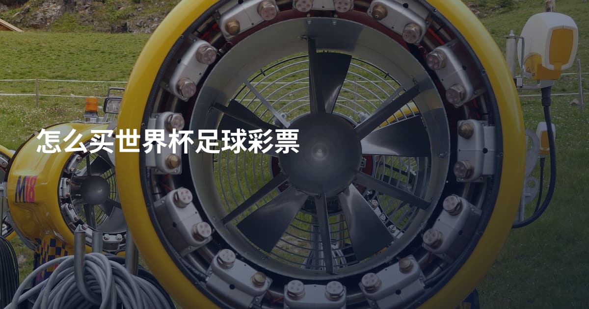 怎么买世界杯足球彩票