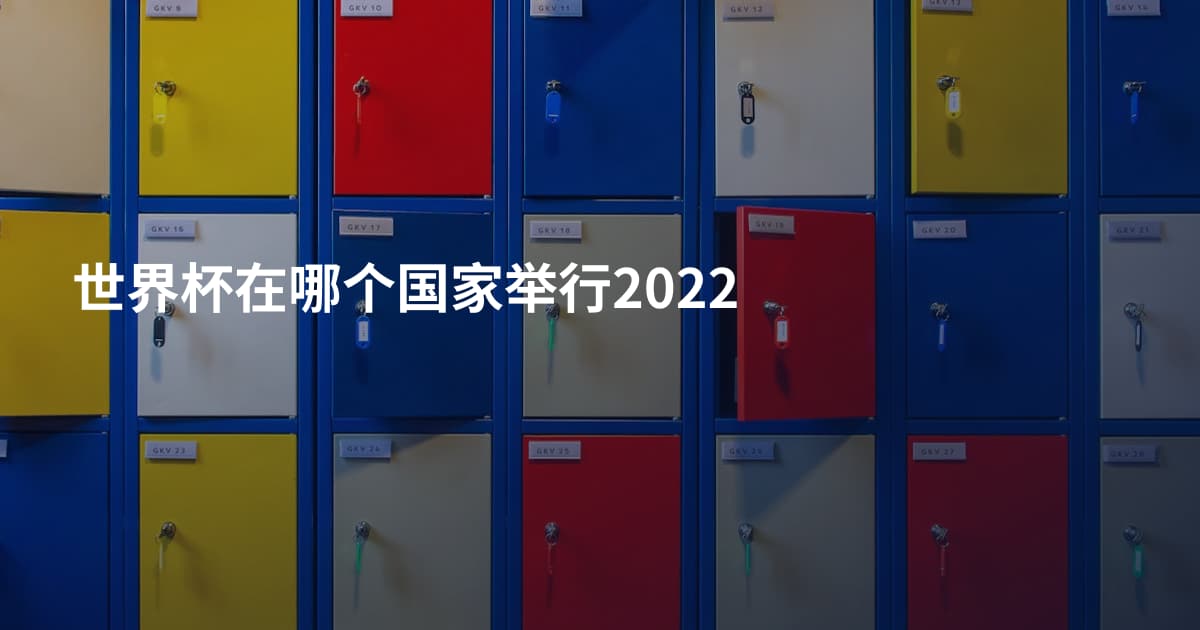 世界杯在哪个国家举行2022