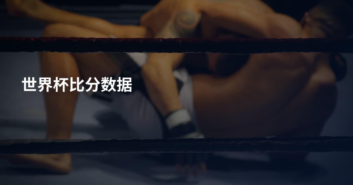 世界杯比分数据