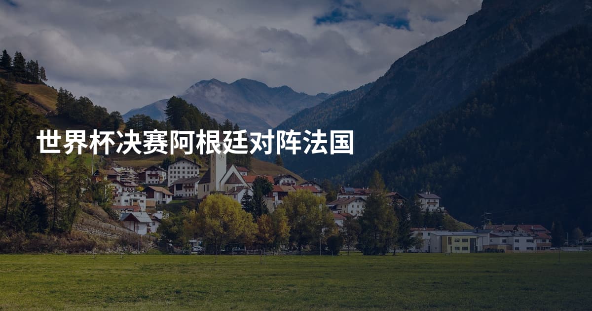 世界杯决赛阿根廷对阵法国