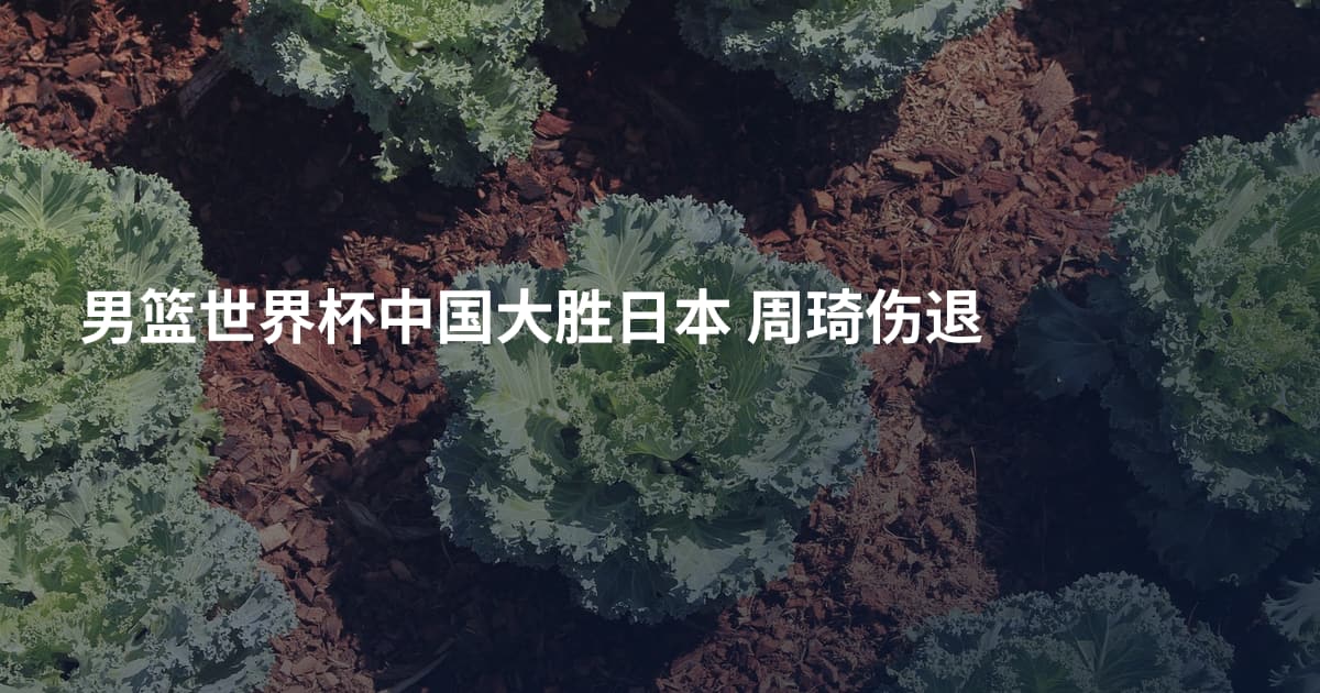 男篮世界杯中国大胜日本 周琦伤退