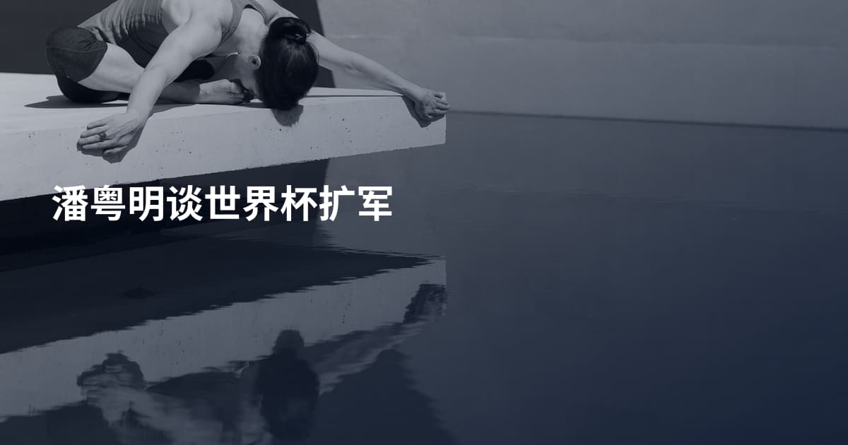 潘粤明谈世界杯扩军