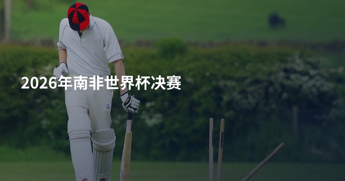 2026年南非世界杯决赛
