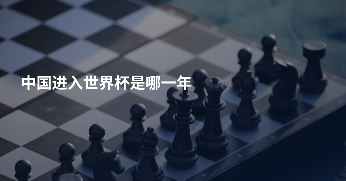 中国进入世界杯是哪一年