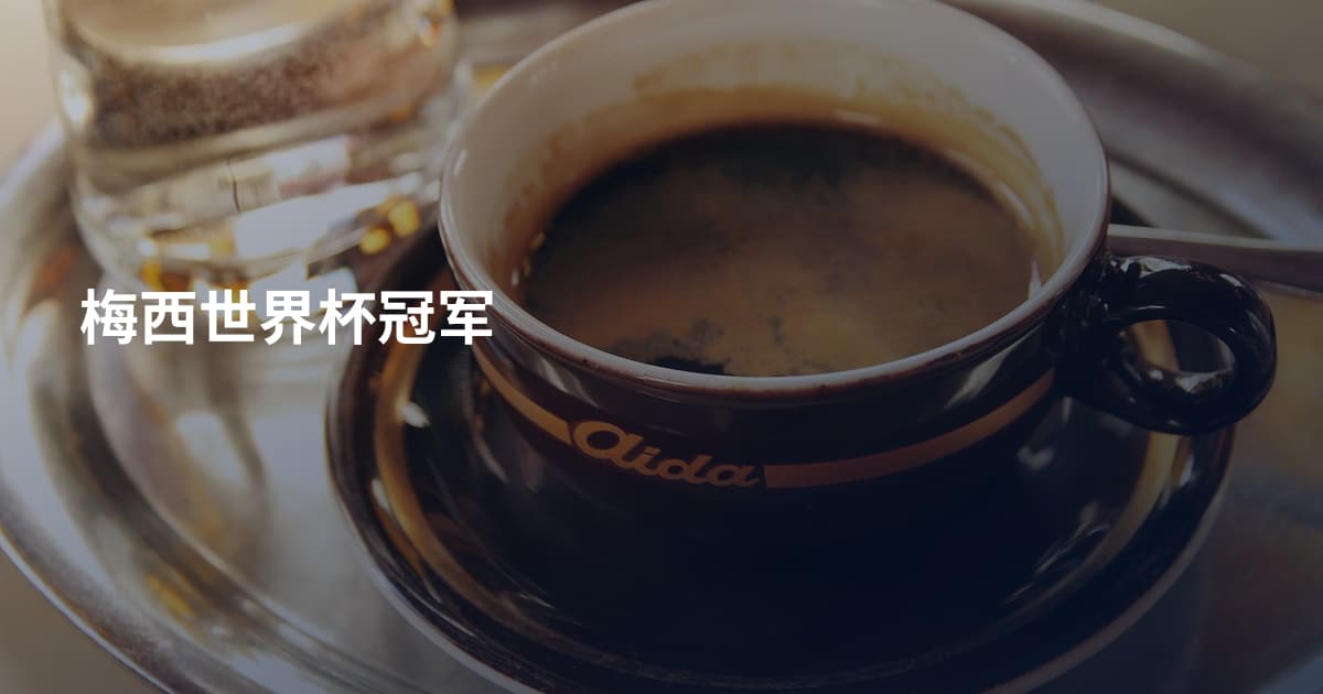 梅西世界杯冠军