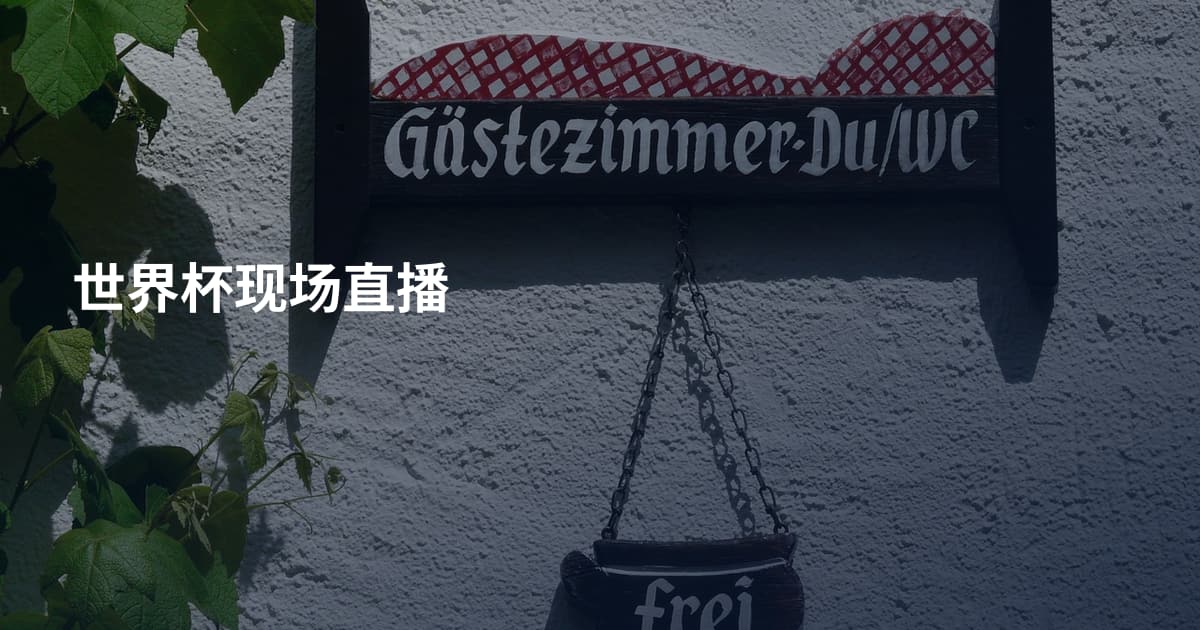 世界杯现场直播