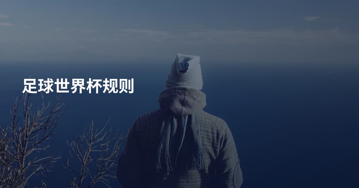 足球世界杯规则