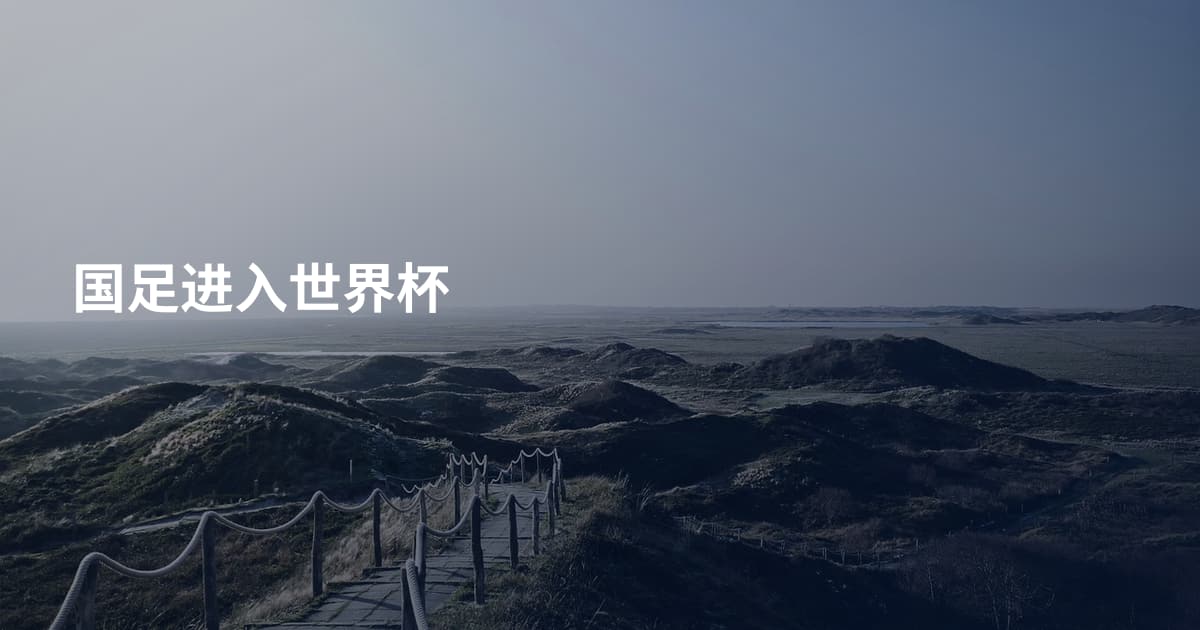 国足进入世界杯