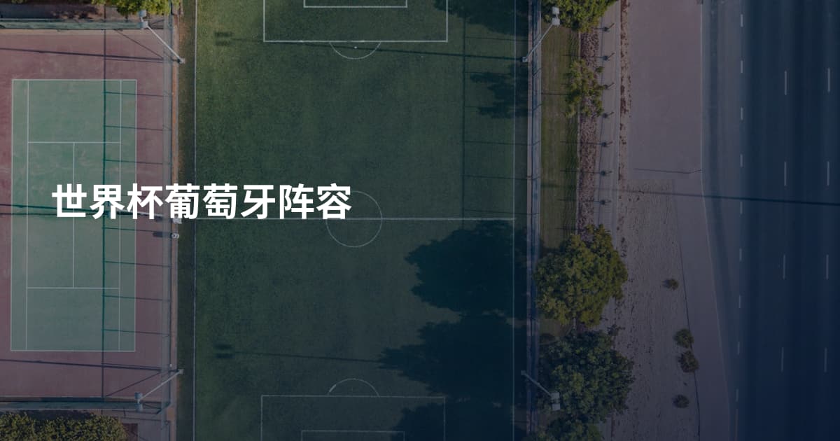 世界杯葡萄牙阵容