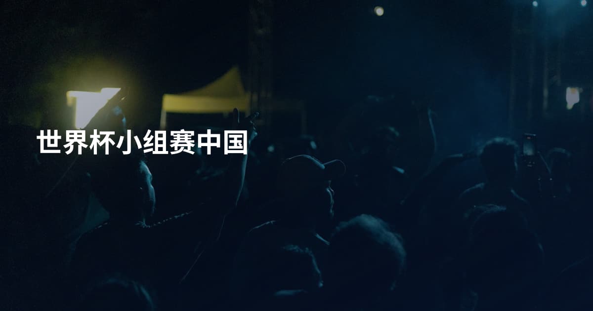 世界杯小组赛中国