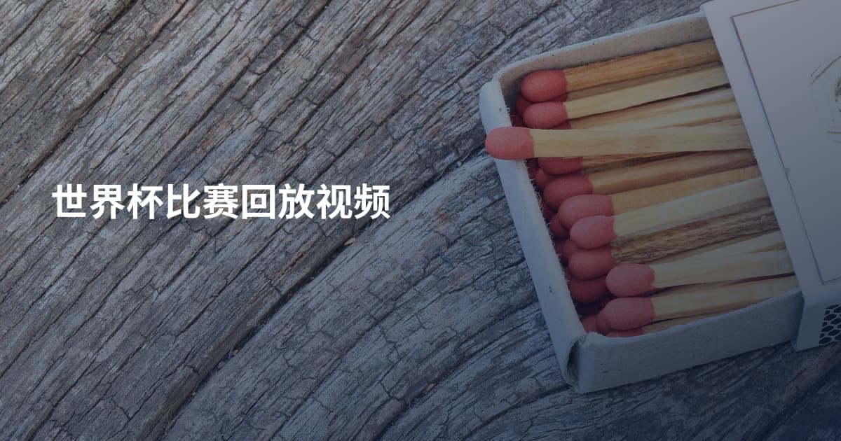 世界杯比赛回放视频