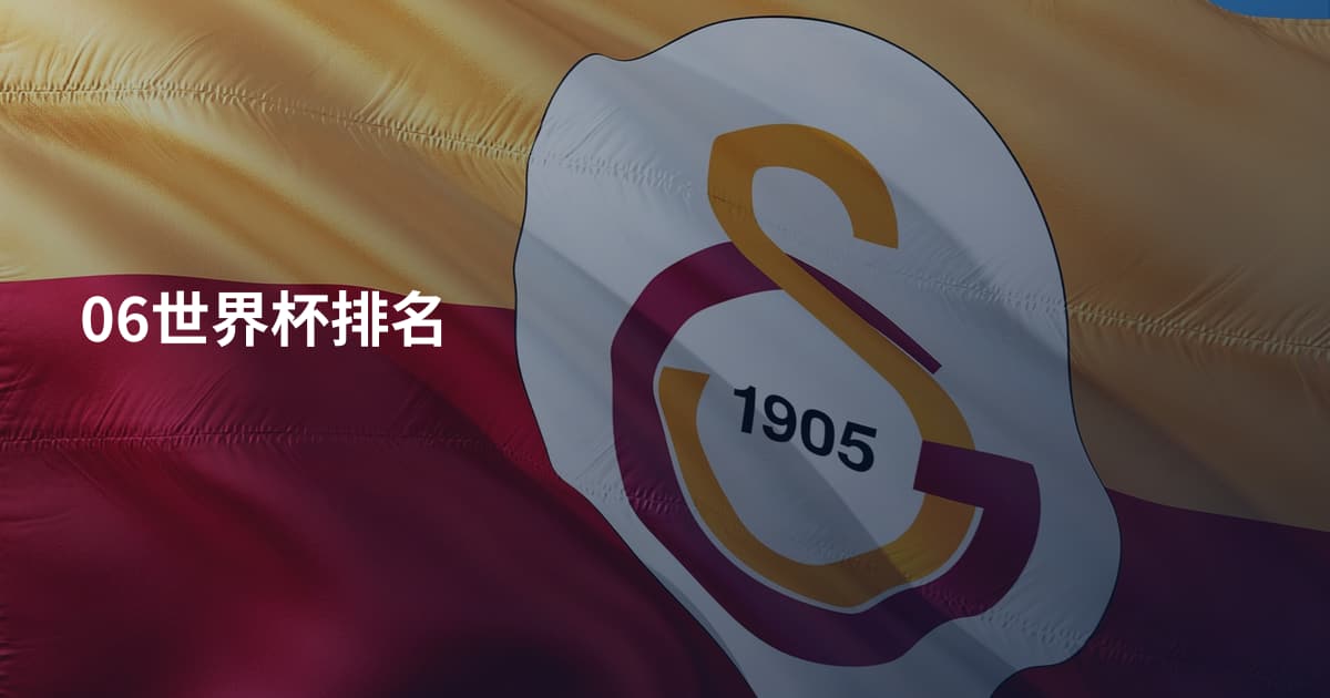 06世界杯排名