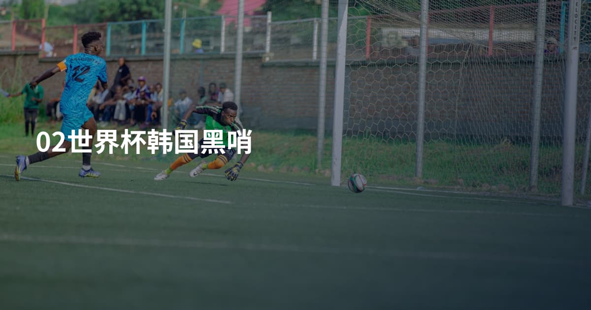 02世界杯韩国黑哨