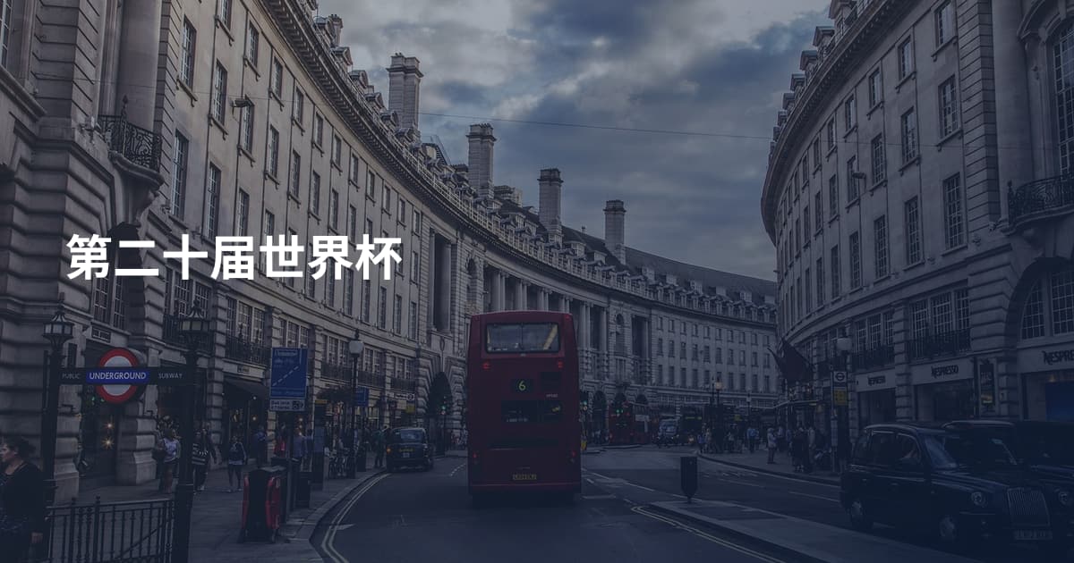 第二十届世界杯