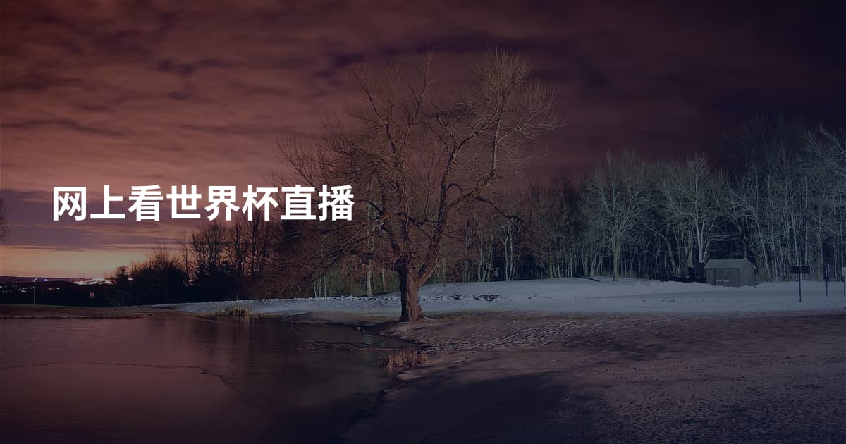 网上看世界杯直播
