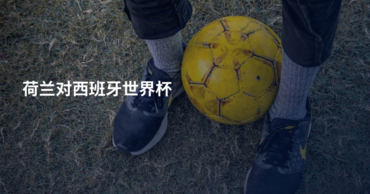 荷兰对西班牙世界杯