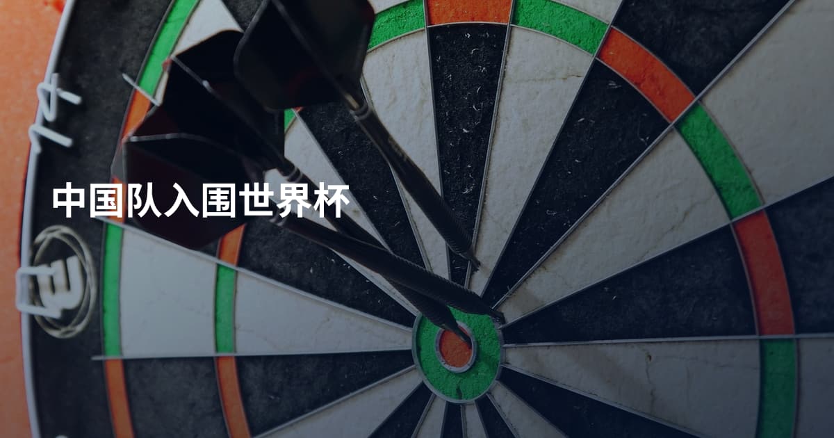 中国队入围世界杯