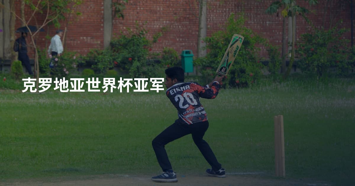 克罗地亚世界杯亚军