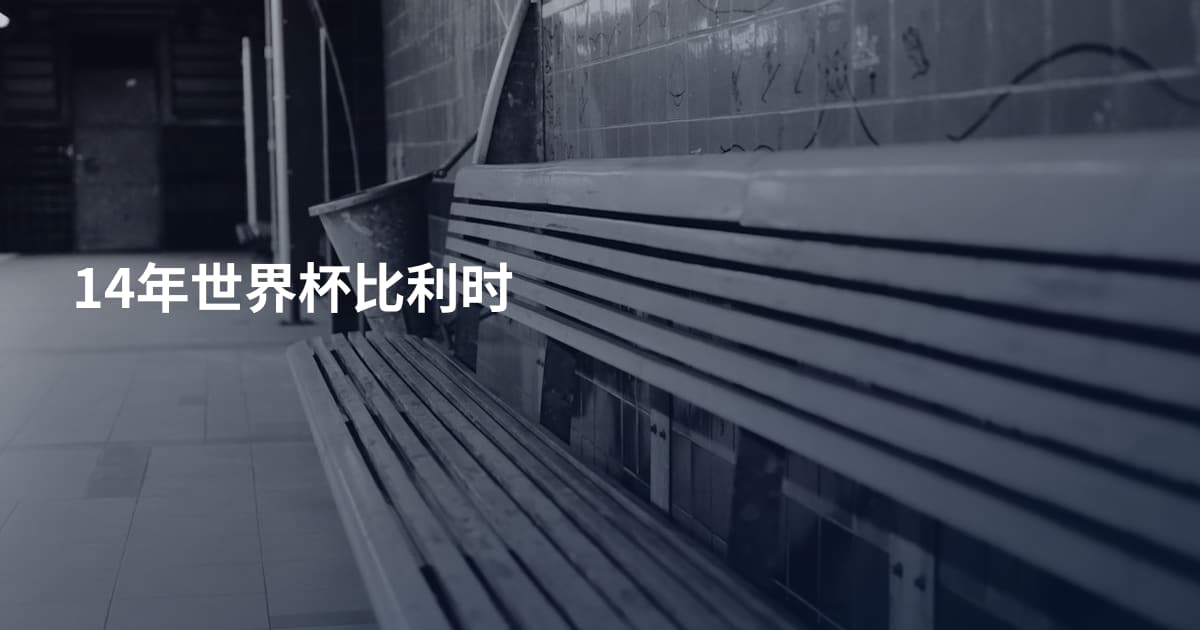 14年世界杯比利时