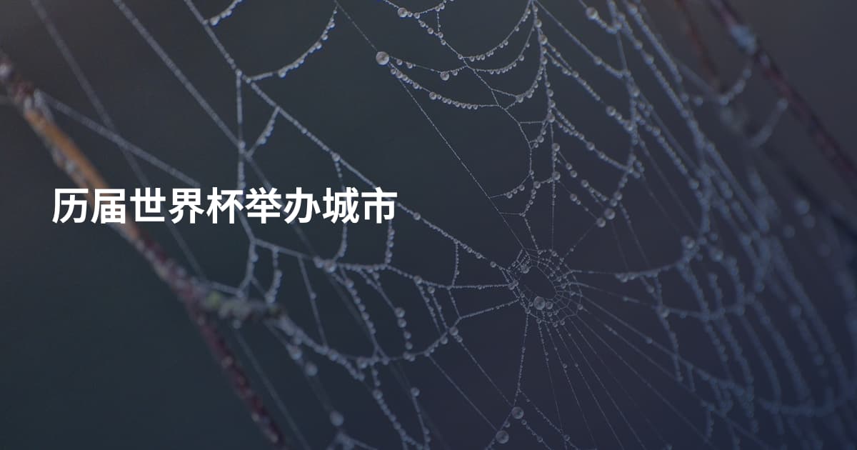 历届世界杯举办城市