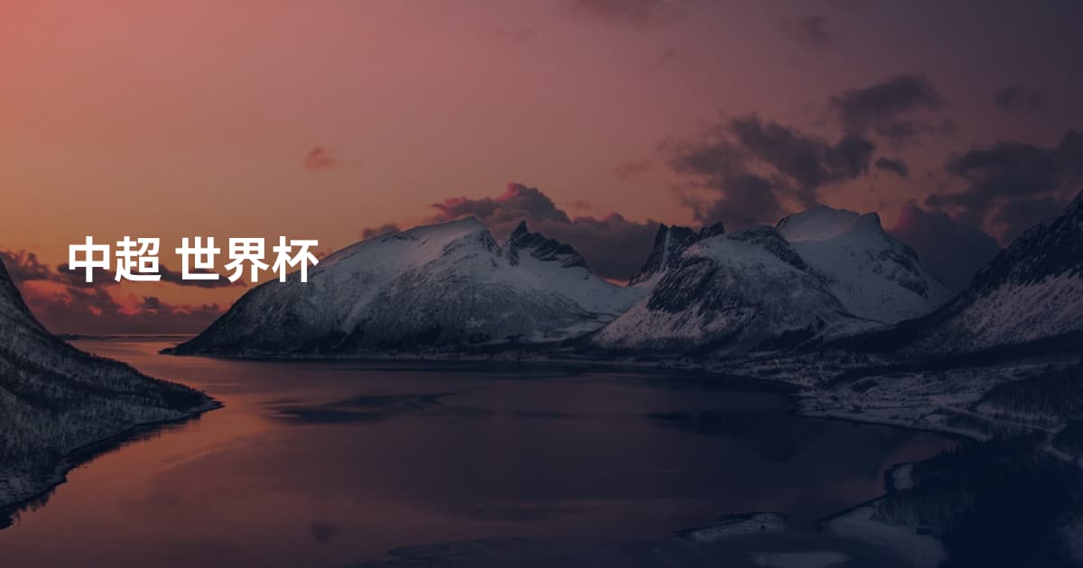 中超 世界杯