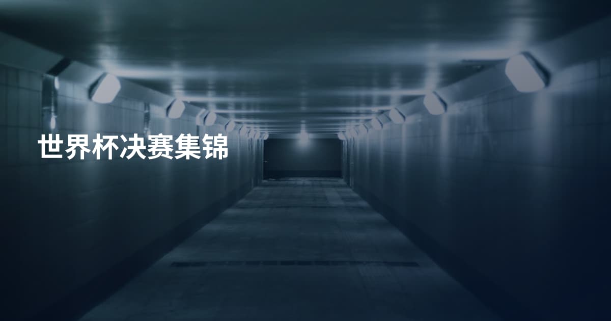世界杯决赛集锦