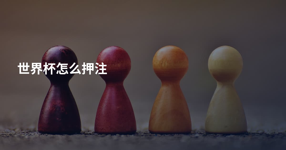 世界杯怎么押注