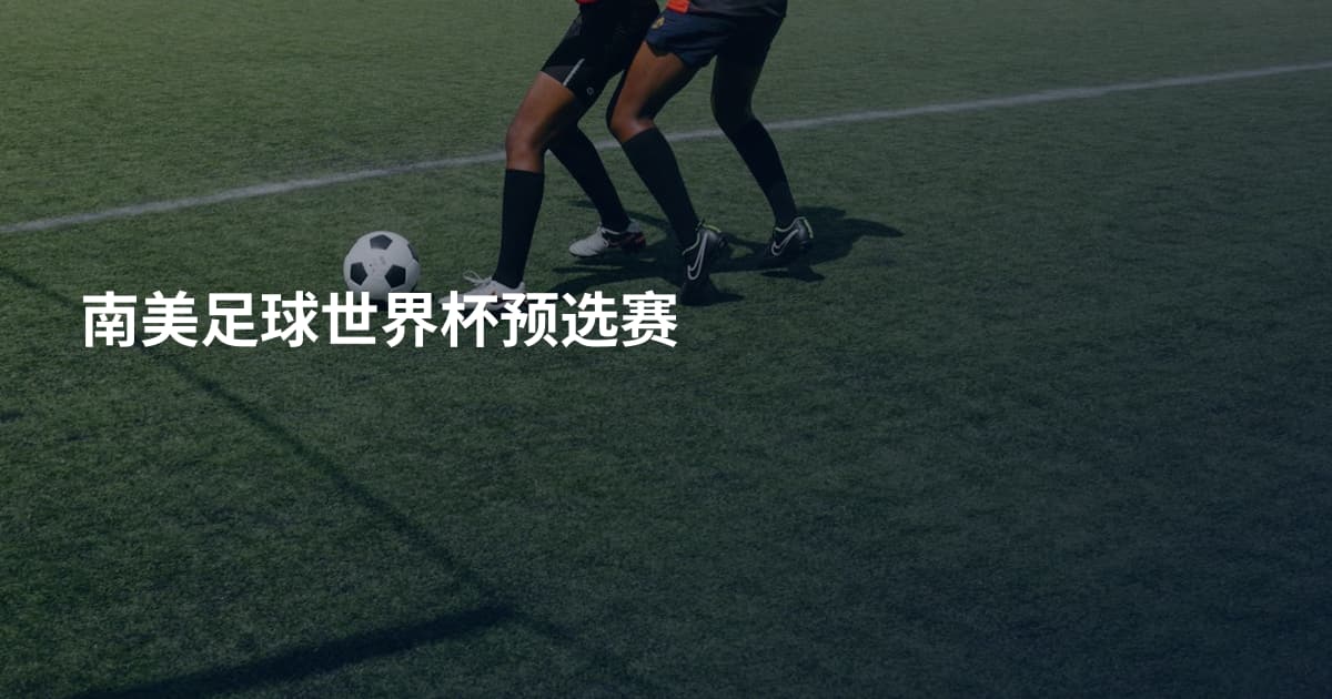 南美足球世界杯预选赛