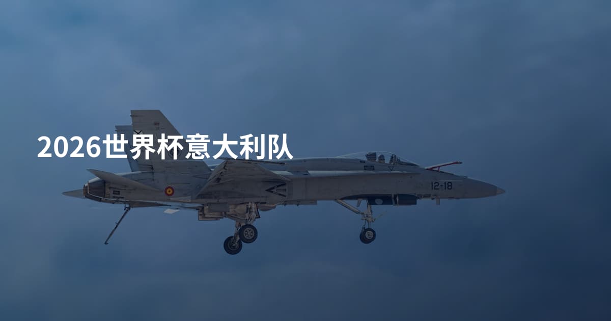 2026世界杯意大利队